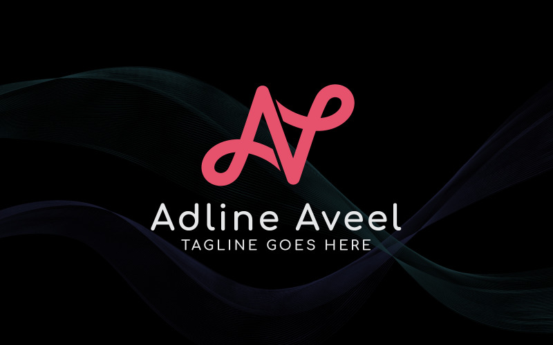 aa letter logo design template original