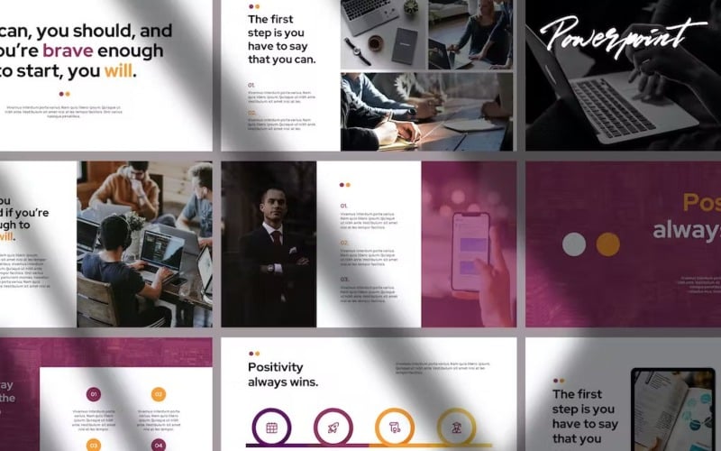 abhe creative business powerpoint template original