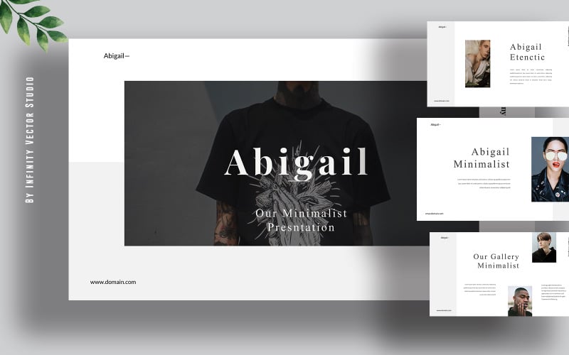 abigail minimal powerpoint template original