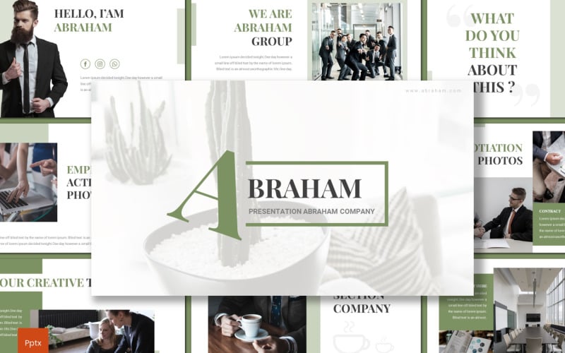 abraham powerpoint template original