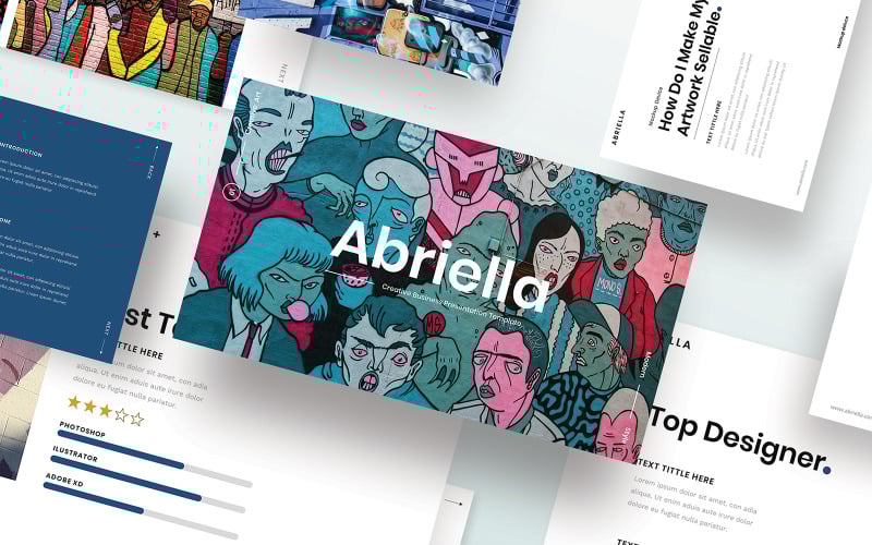 abriella creative business powerpoint template original