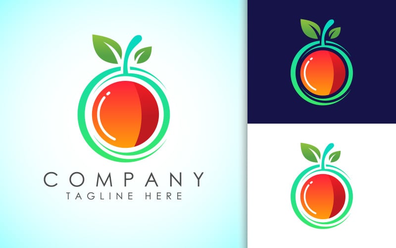 abstract apple logo sign symbol original