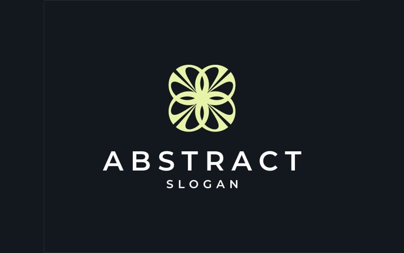 abstract art deco luxury logo original