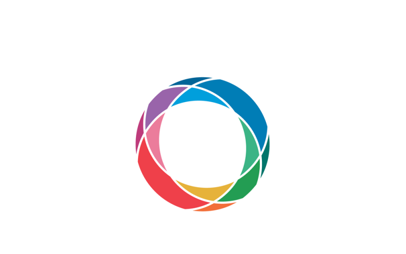 abstract circle vector logo template original
