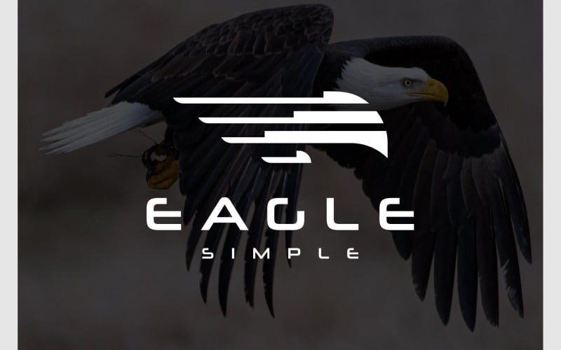 abstract eagle hawk falcon logo original