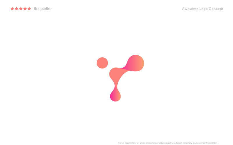 abstract joint logo template for clinic and laboratory chemistry research symbol original