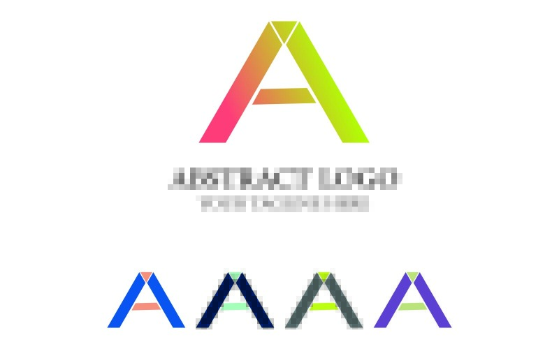abstract logo letter a logo original