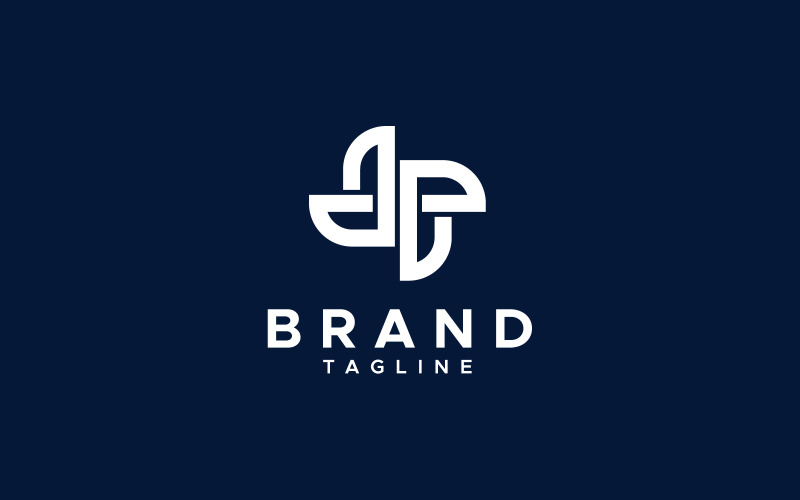 abstract minimal symbol logo design template original