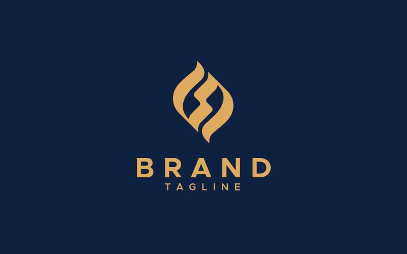 abstract modern minimal logo design template original