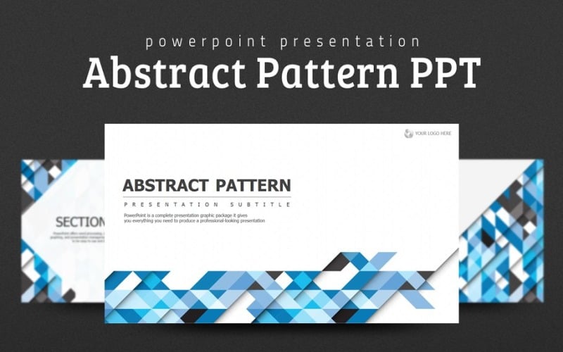 abstract pattern ppt powerpoint template original