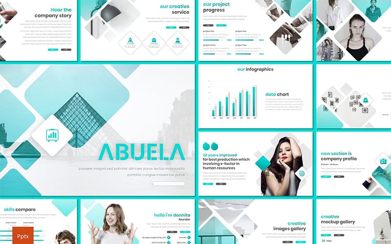 abuela powerpoint template original