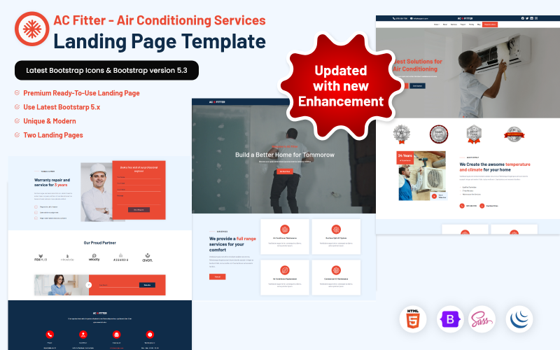 ac fitter air conditioning services landing page template original