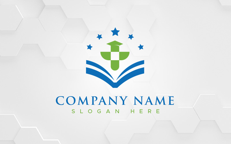 academic medical institute logo design template original