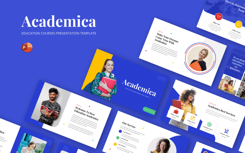 academica education powerpoint presentation template original