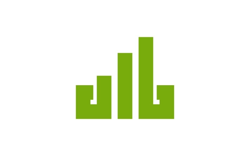 accounting tax financial business grow up template vector logo design original
