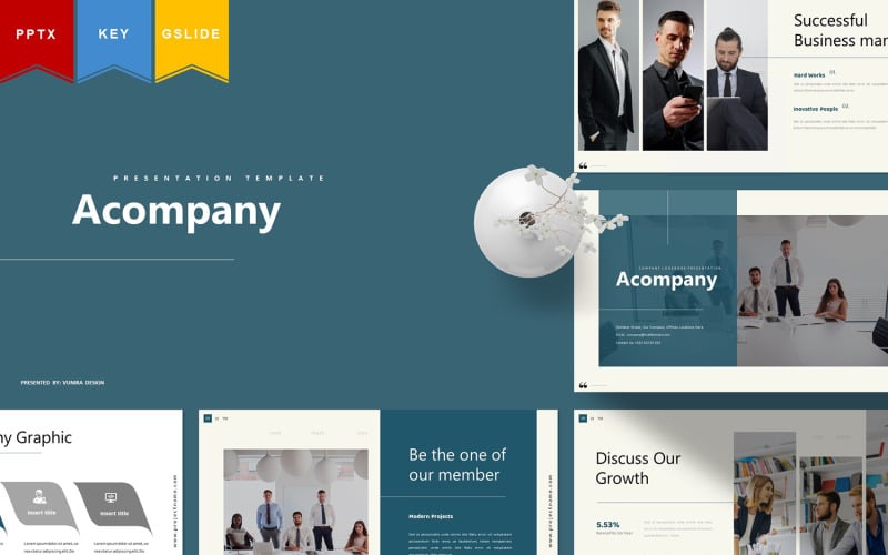 acompany keynotegoogleslide powerpoint template original
