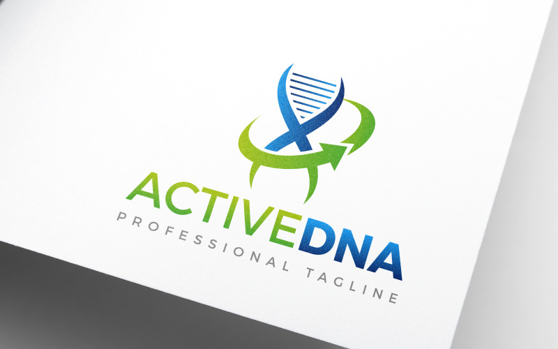 active dna genetics logo design original