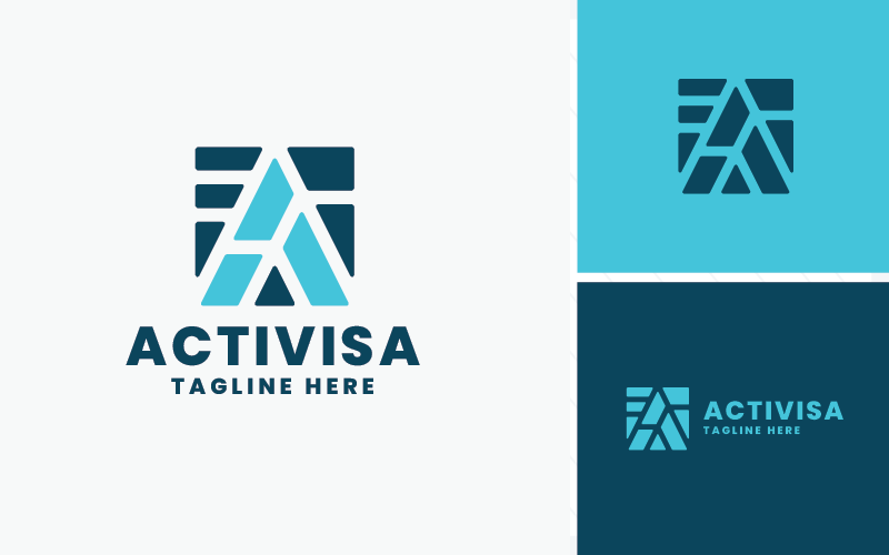 activisa letter a pro logo original