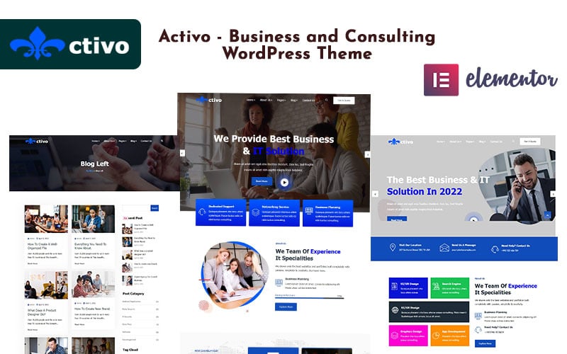 activo business and consulting wordpress theme original