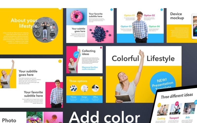 add color powerpoint template original