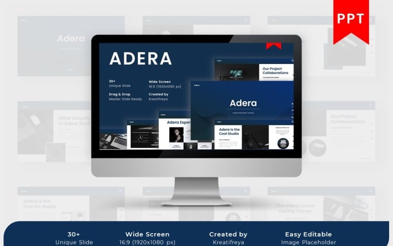 adera business powerpoint template original