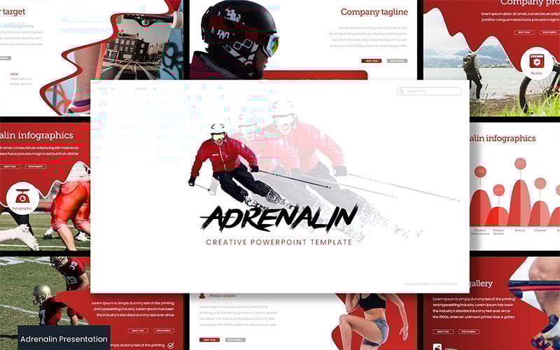 adrenalin powerpoint template original