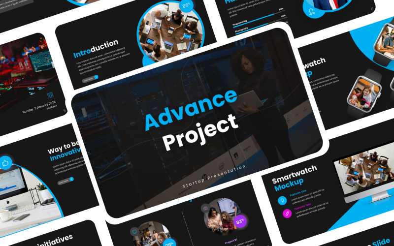 advance business powerpoint presentation original