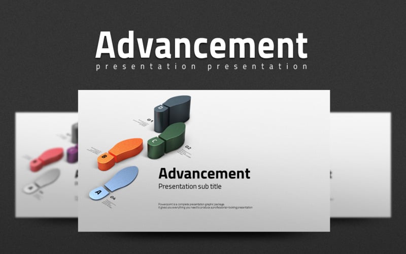 advancement powerpoint template original
