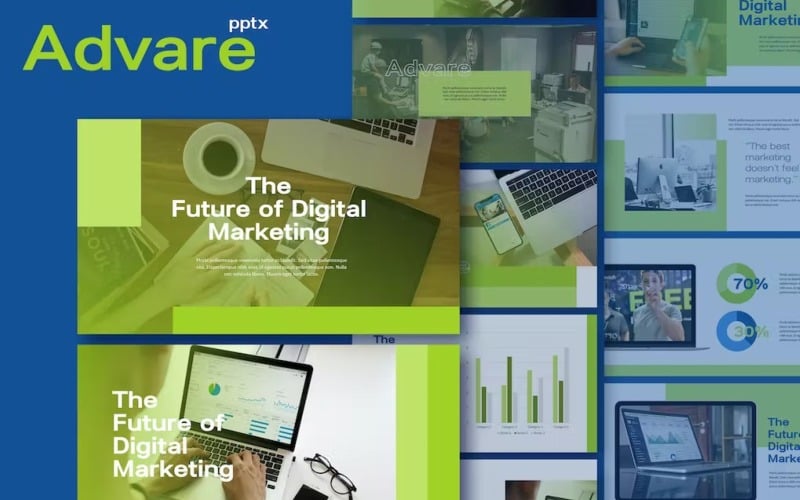 advare digital agency powerpoint template original