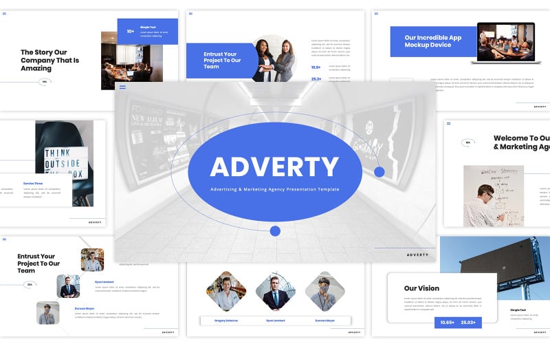 adverty advertising amp marketing agency powerpoint template original