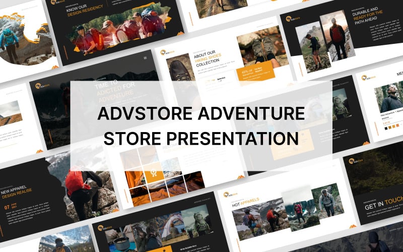 advstore adventure store powerpoint presentation template original