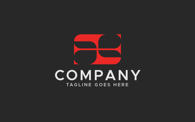 ae or ea letter logo design template original