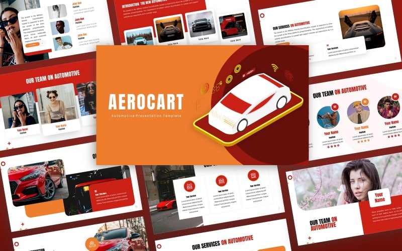 aerocart automotive presentation template original