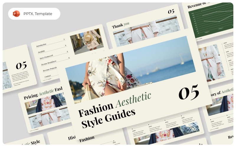 aesthetic fashion guide powerpoint presentation template original