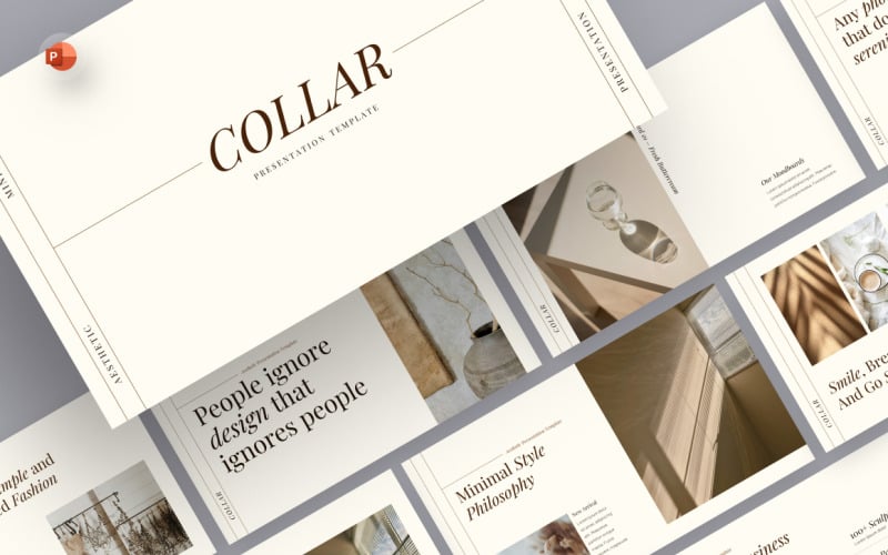 aesthetic minimalist powerpoint template original