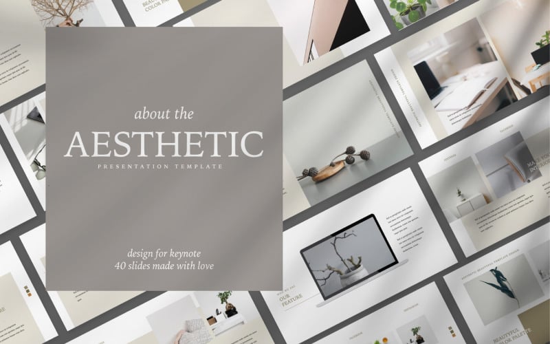 aesthetic presentation powerpoint template original