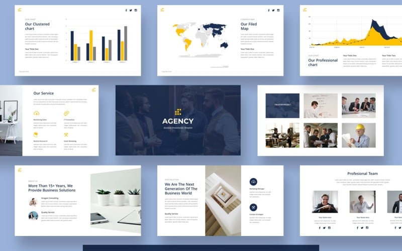 agency business multipurpose powerpoint template original