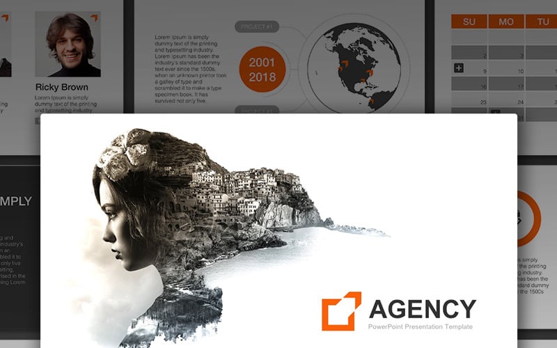 agency powerpoint template original