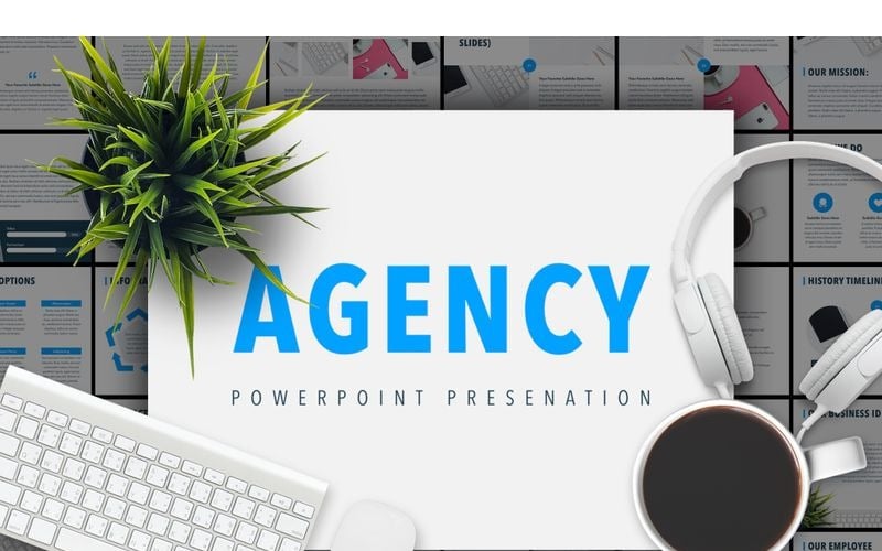 agency showcase powerpoint template original