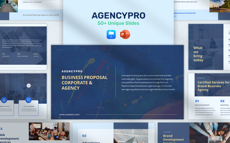 agencypro business proposal pitchdeck presentation powerpoint template original