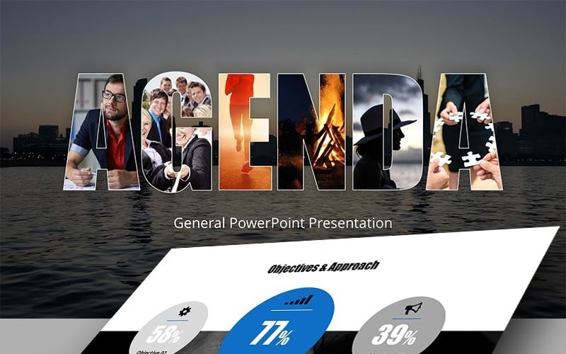 agenda powerpoint template original