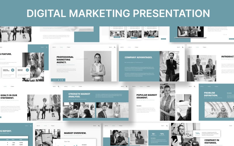 agentciore marketing agency powerpoint presentation template original