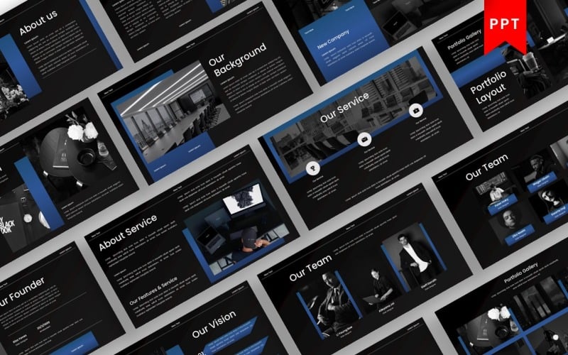 agile powerpoint business template original