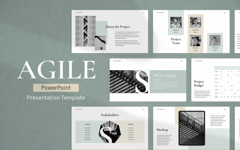agile project management presentation powerpoint template original