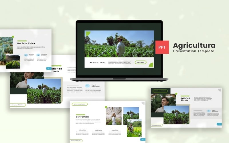 agricultura agriculture powerpoint template original