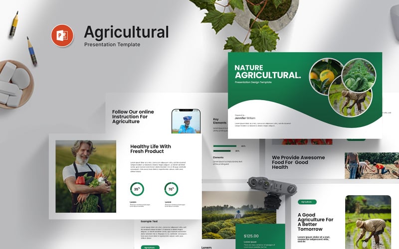 agricultural powerpoint presentation template original