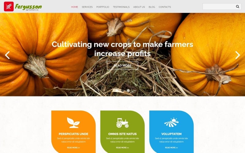 agricultural sector joomla template original