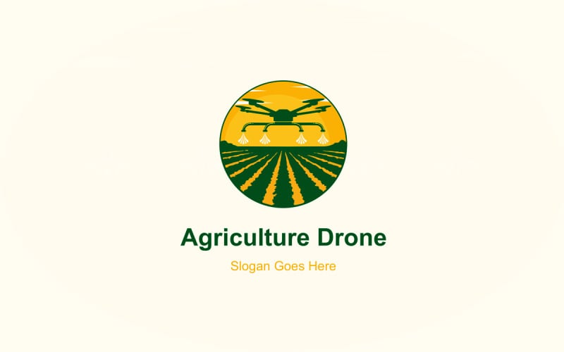 agriculture drone logo design original