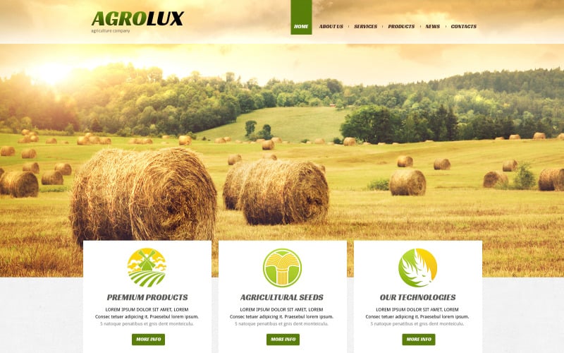 agriculture responsive joomla template original