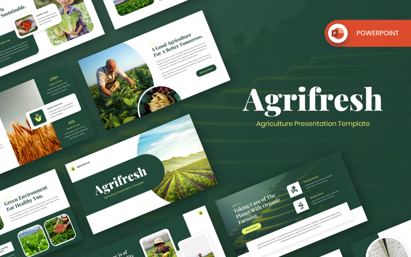 agrifresh agriculture powerpoint template original
